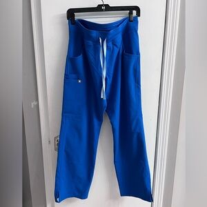 FIGS scrubs Kade cargo scrub pants size medium petite in Royal blue